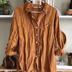 Vintage linen button down